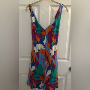 FRNCH Multicolor Abstract Dress